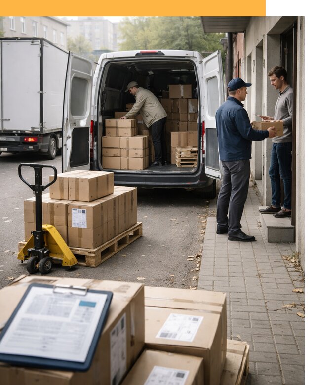 Доставка грузов от двери до двери с таможней от 46175 руб.