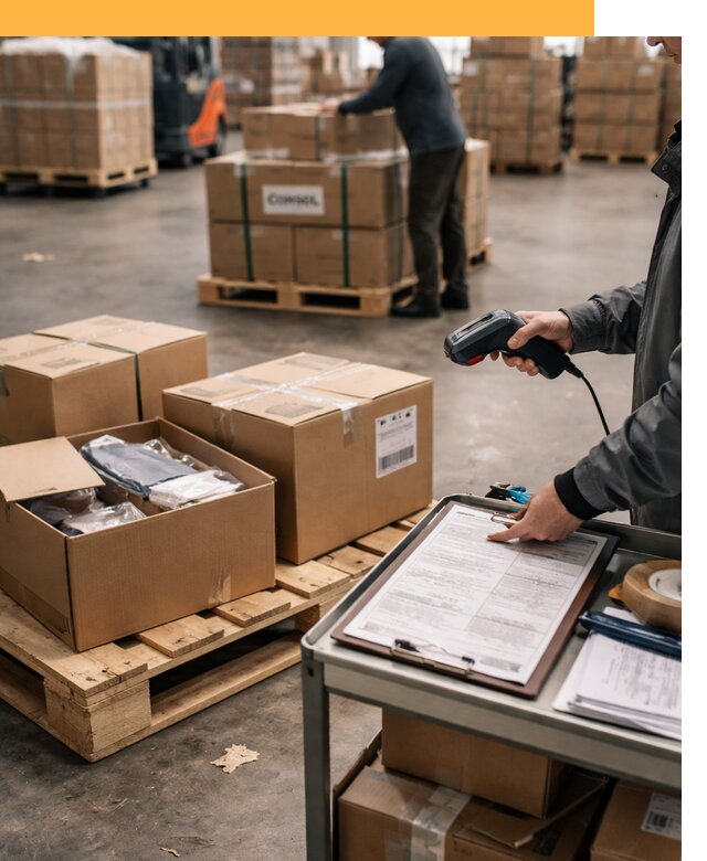 Сборные грузы из Китая: доставка, склад и таможня от 18470