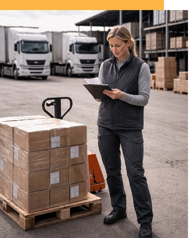 Доставка грузов из Европы к дверям клиента от 12313 руб