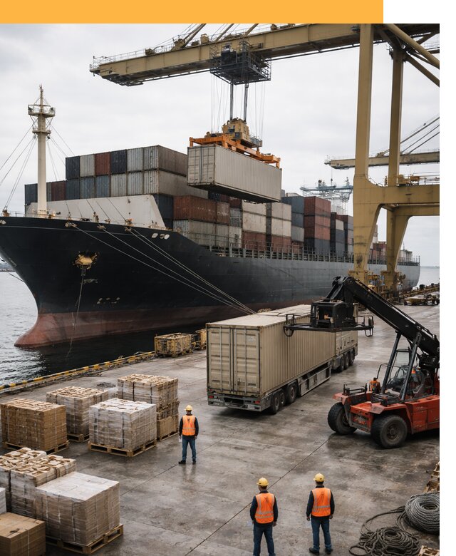 Морские перевозки из Индии: доставка FCL/LCL, таможня от 123132