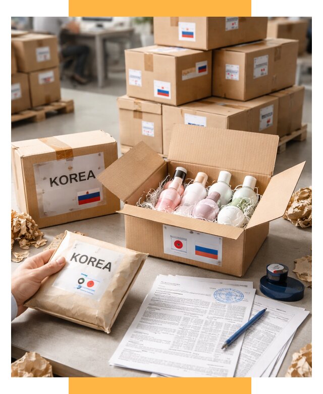 Доставка косметики из Кореи от 8722 р. под ключ | СетСервис-Грз