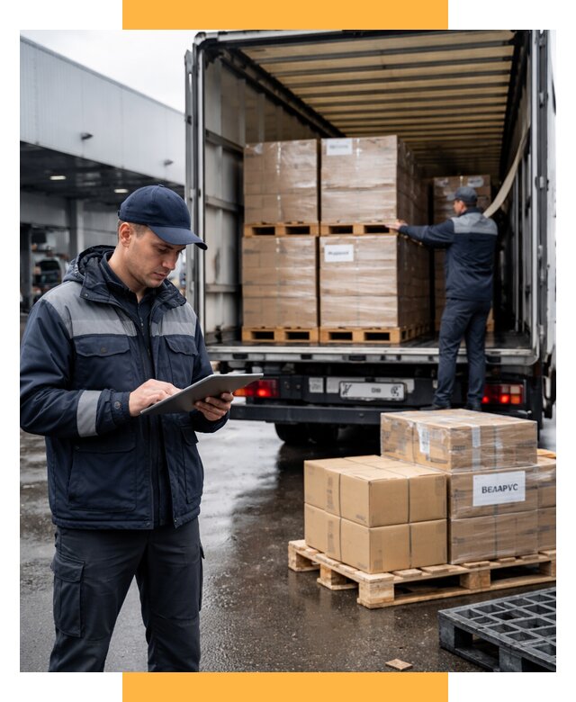 Доставка грузов из Беларуси от 15392 р. логистика СетСервис-Грз