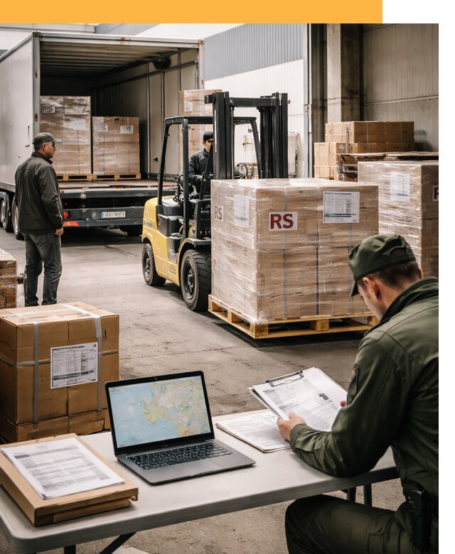 Доставка грузов в Сербию от 46175 руб, международные перевозки