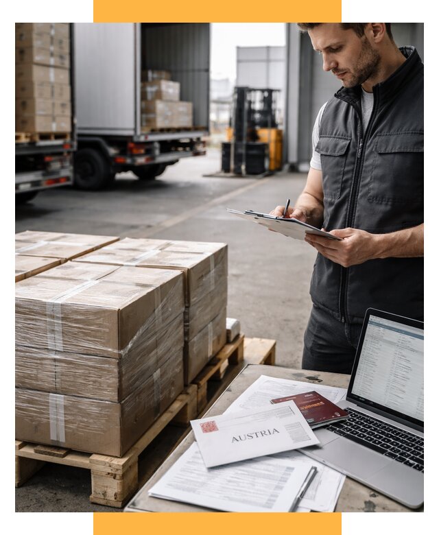 Доставка в Австрию от 66697 р. Логистика и экспорт СетСервис-Грз