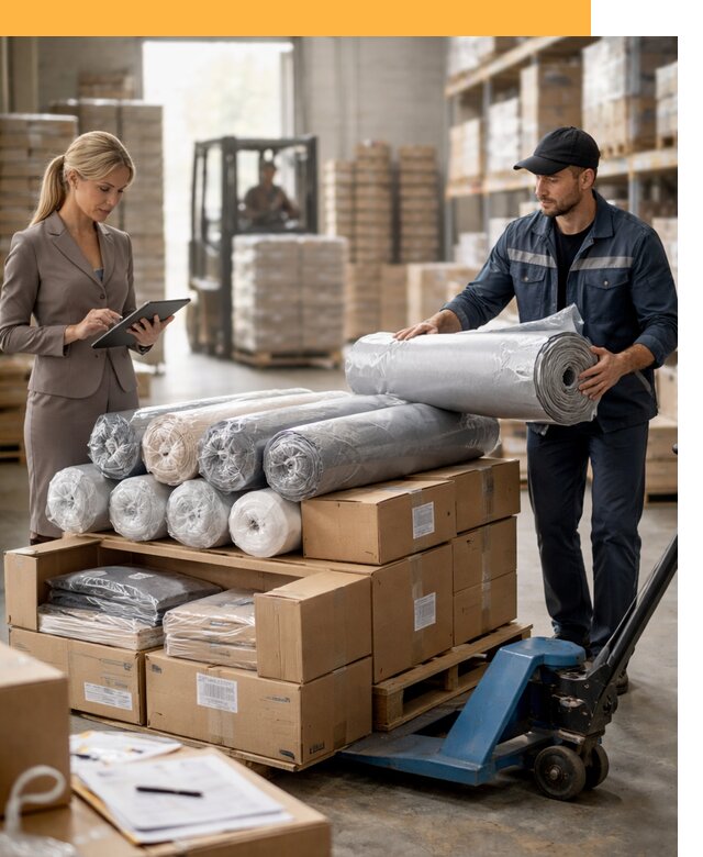 Перевозка текстиля по миру от 15392 руб. с таможней и страхованием