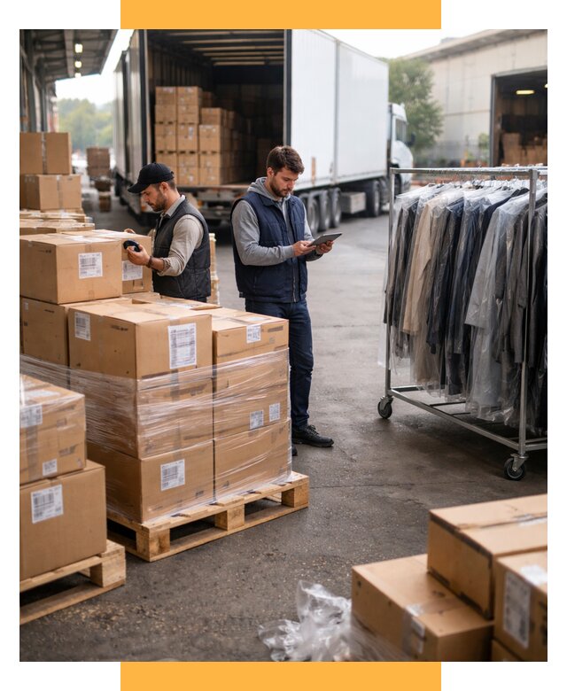 Перевозка и доставка одежды из Китая от 7696 р., СетСервис-Грз