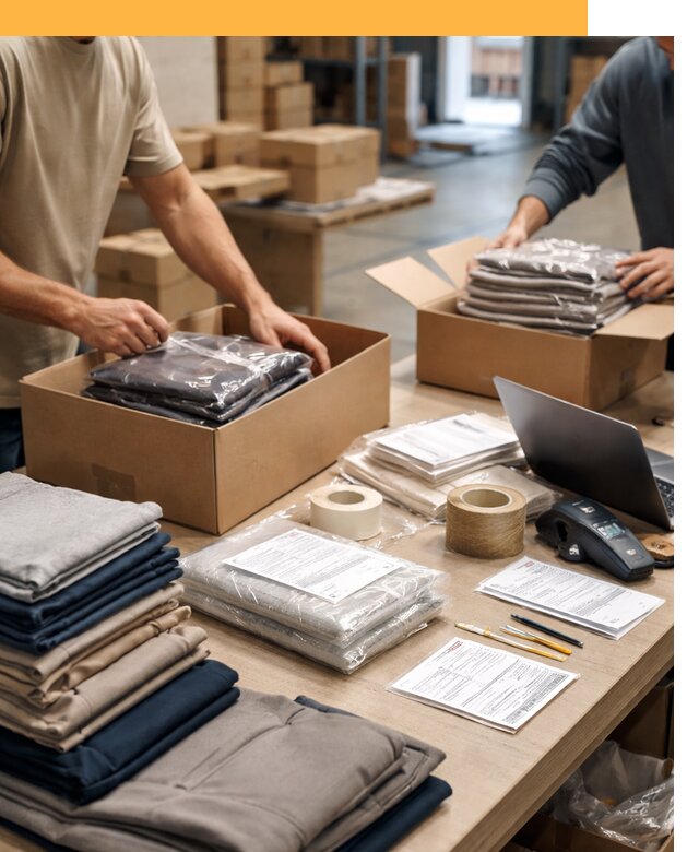 Перевозка одежды по миру от 7696 руб. с таможенным оформлением