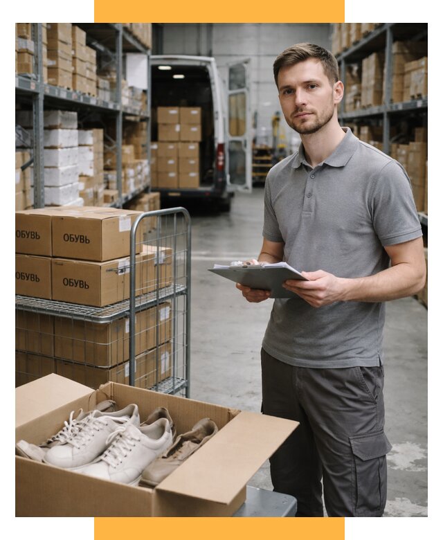 Доставка обуви из Китая и Турции от 4617 р. СетСервис-Грз