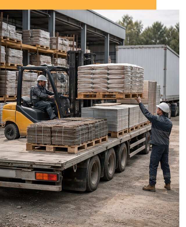 Перевозка строительных материалов по миру от 5644 руб