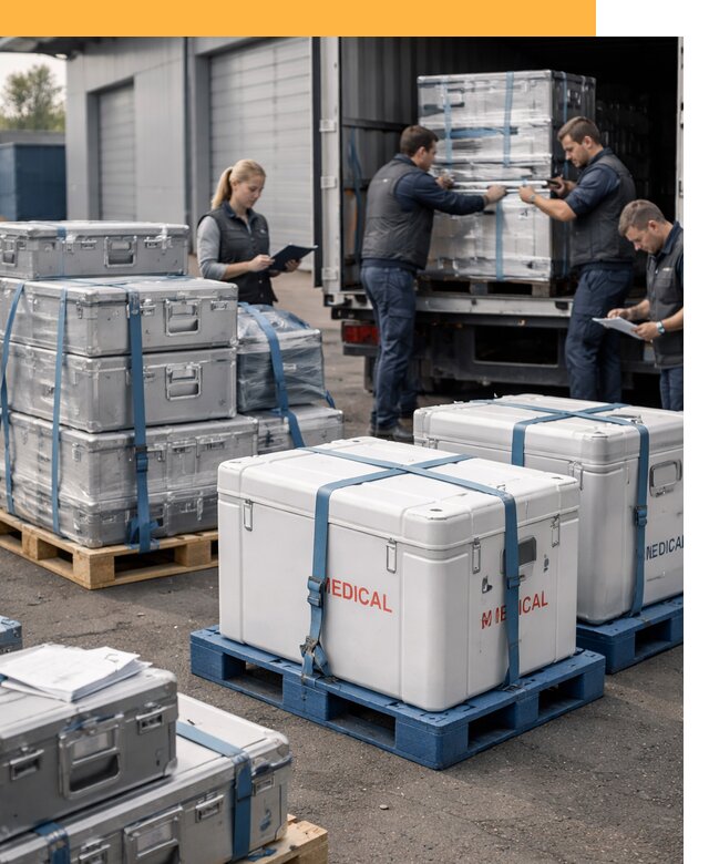 Перевозка медицинского оборудования по всему миру от 15392 руб