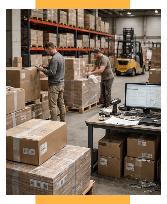 Склад консолидации в Европе от 6670 р., услуги СетСервис-Грз